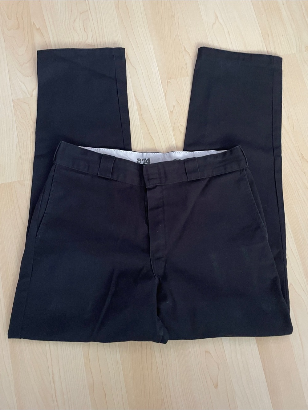 Dickies - Men's Black Straight-Leg Pants
